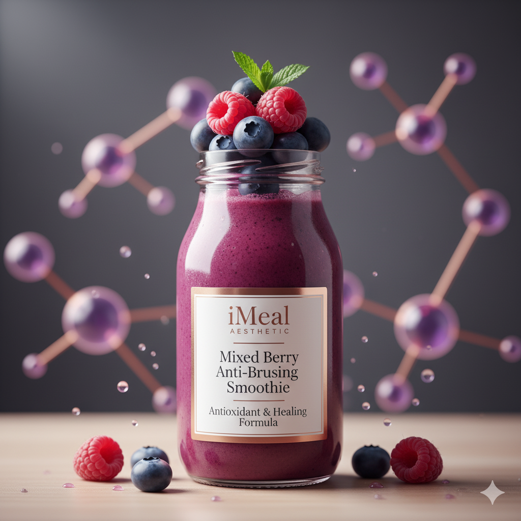 混合莓果抗氧化奶昔