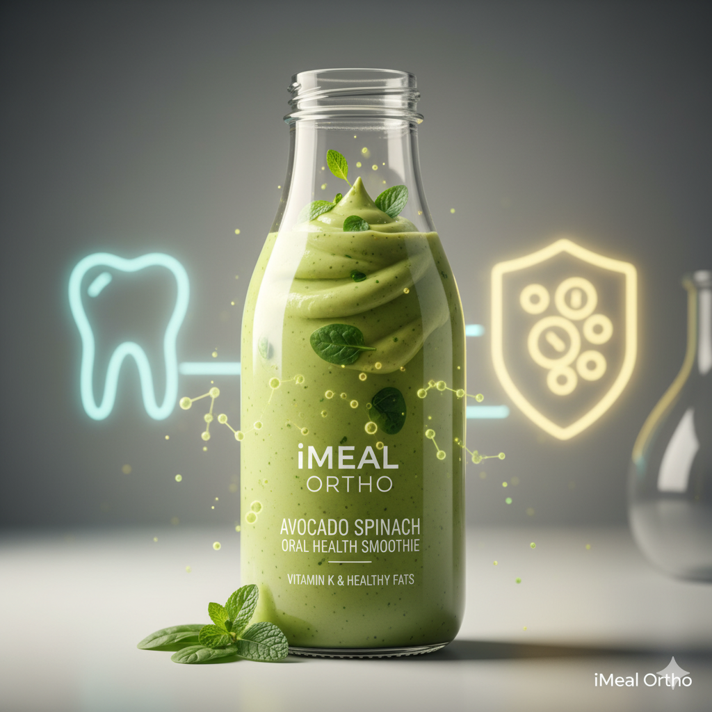 牛油果菠菜·口腔健康奶昔