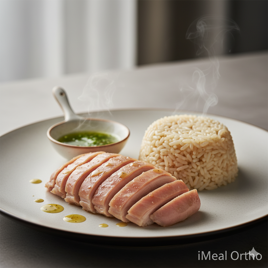 62°C慢煮海南鸡（配软米饭）