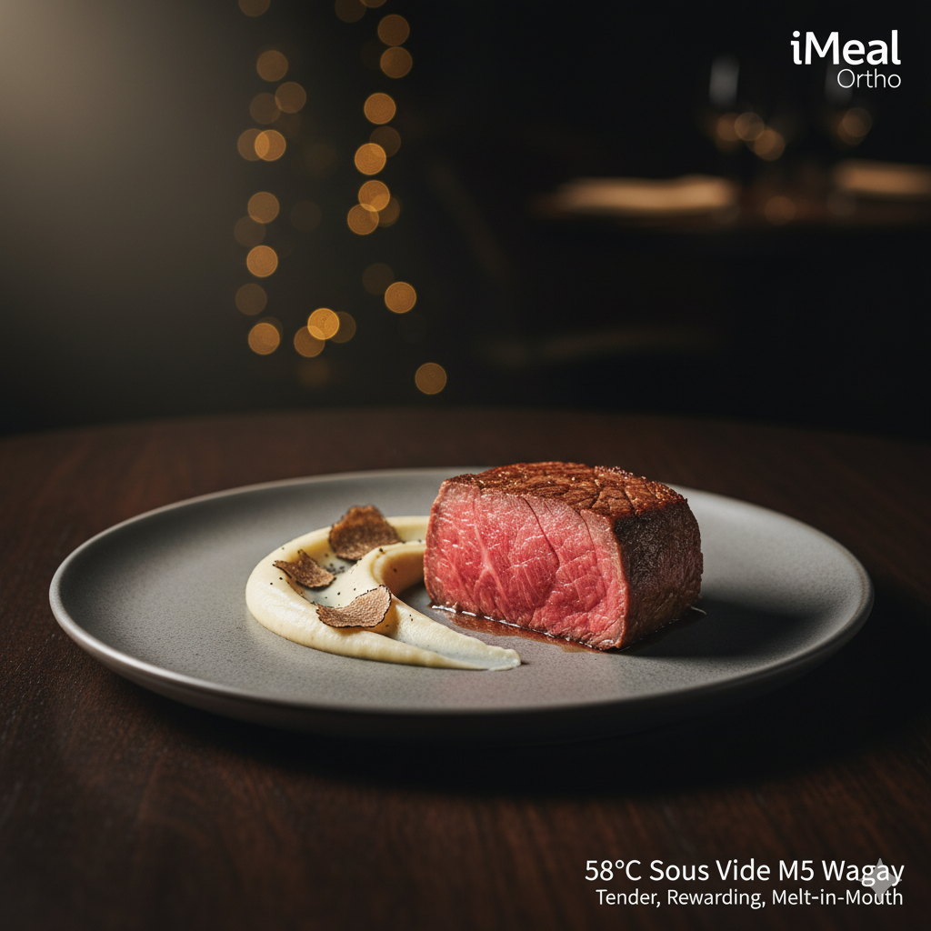 58°C慢煮M5和牛（配黑松露土豆泥）